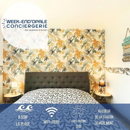 מרלימונט-פלאז' Appartement A Quelques Pas De La Plage Avec Jardin מראה חיצוני תמונה